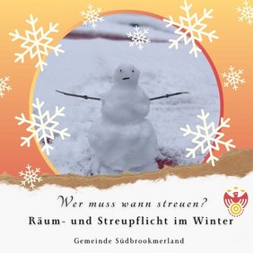 Ein Schneemann