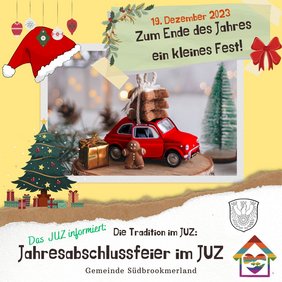 Hinweis zur Jahresabschlussfeier im JUZ