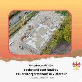 Neubau Feuerwehrgerätehaus in Victorbur