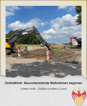 Bauarbeiten an der Zentralklinik